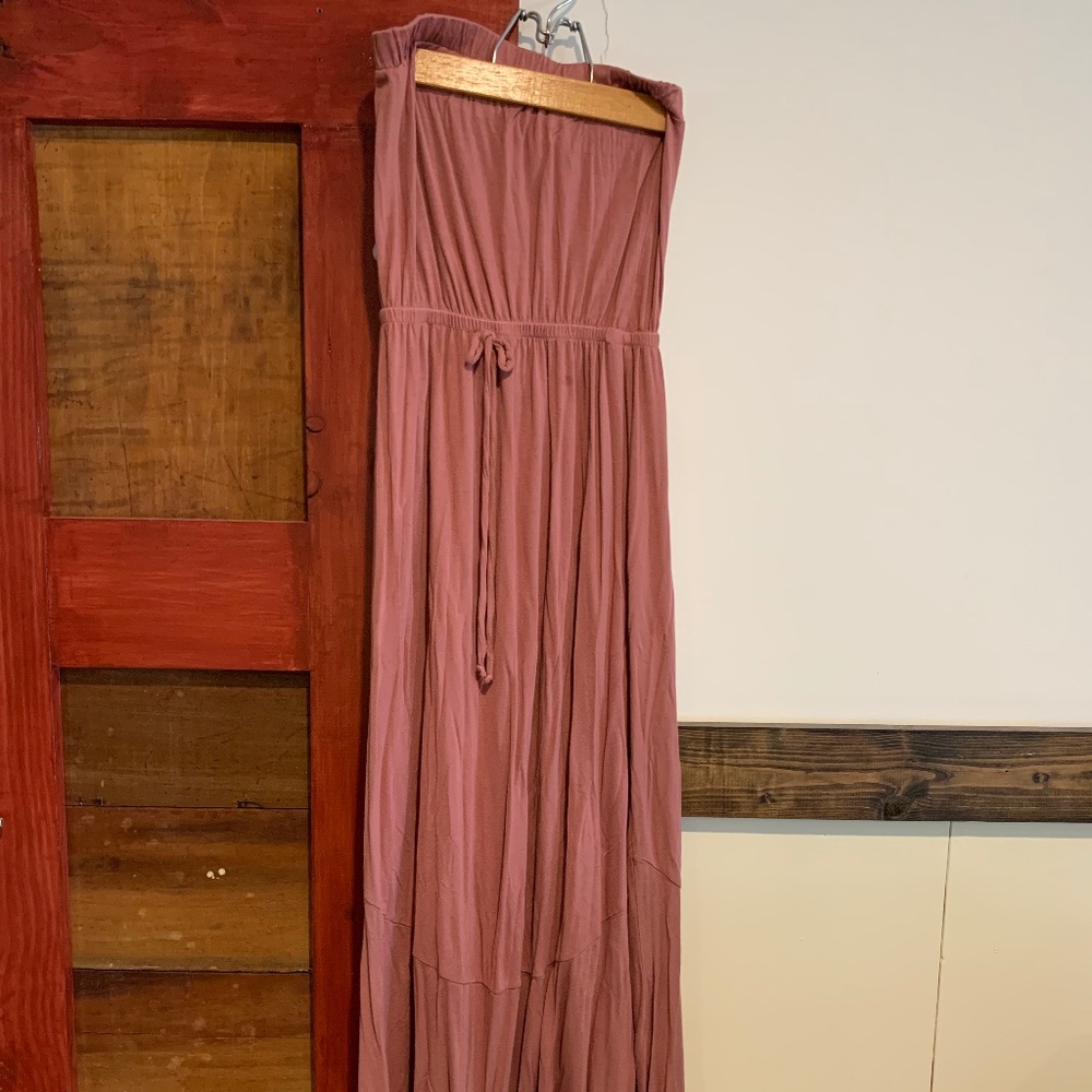 Strapless Blush Dress